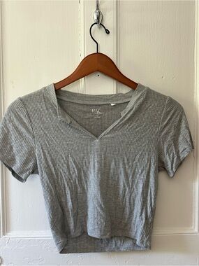 Pac Cares V-neck Ribbed Tee
